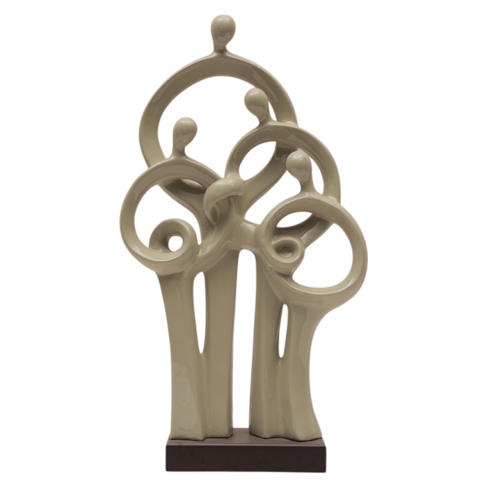 Sculptural Set: Figurative Forms, Interconnected Design, Artistic Accents for Contemporary Interiors.