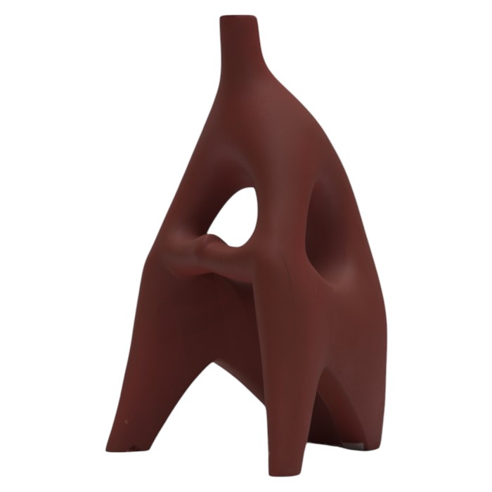 Figurative Sculptural Vase: Unique Form, Artistic Accent, Contemporary Design for Modern Interiors.