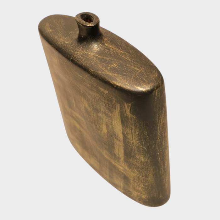 Sculptural Ceramic Vase: Unique Form Decorative Accent, Textured Surface Design