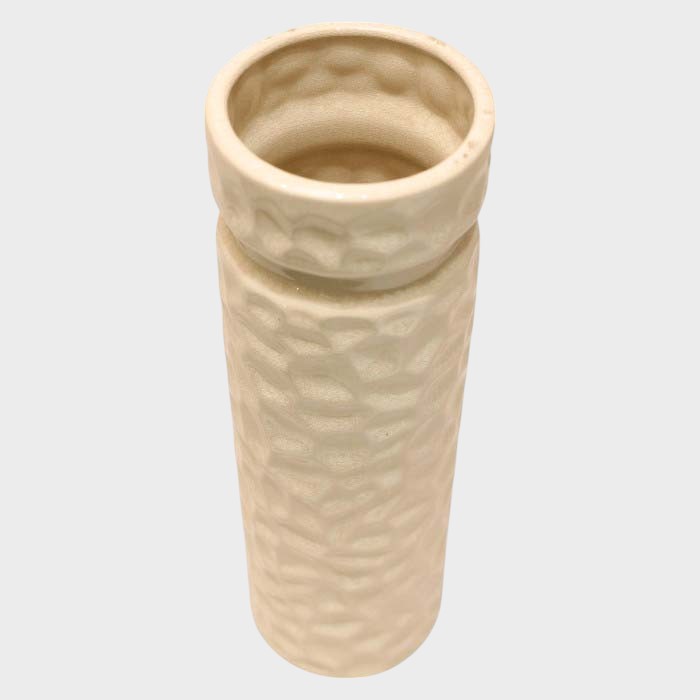 Elegant Textured Ceramic Vase - Modern Home Accent for Stylish Interiors