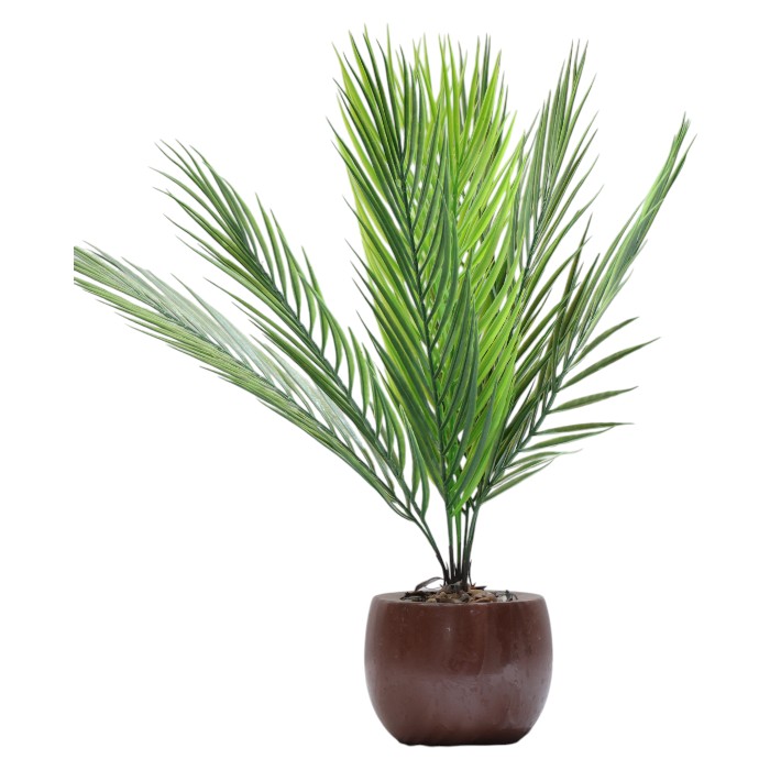 Artificial Palm Tree : Realistic Faux Plants, Tropical Home Decor, Low-Maintenance Greenery, Set of Two, Add a Touch of Lushness to Your Space.