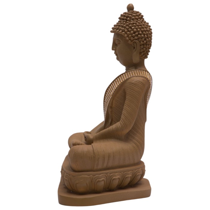Tranquil Earth Tone Buddha Statue