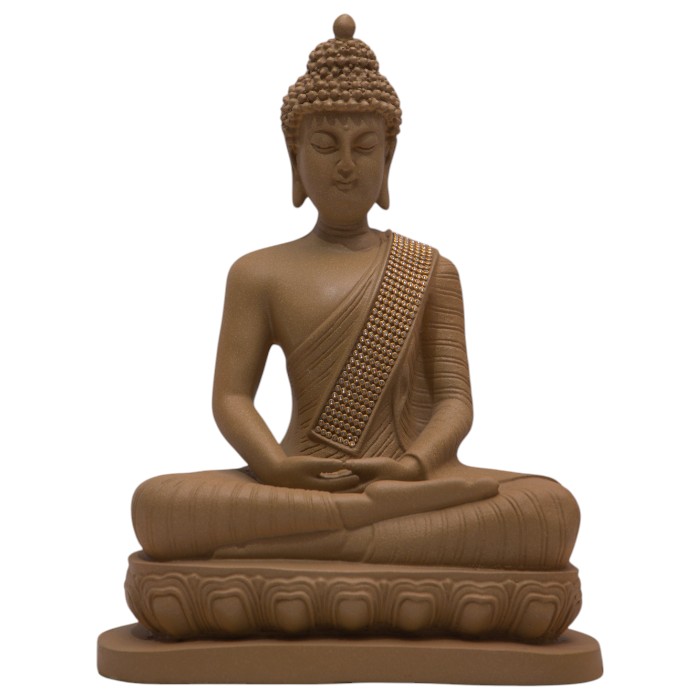 Tranquil Earth Tone Buddha Statue