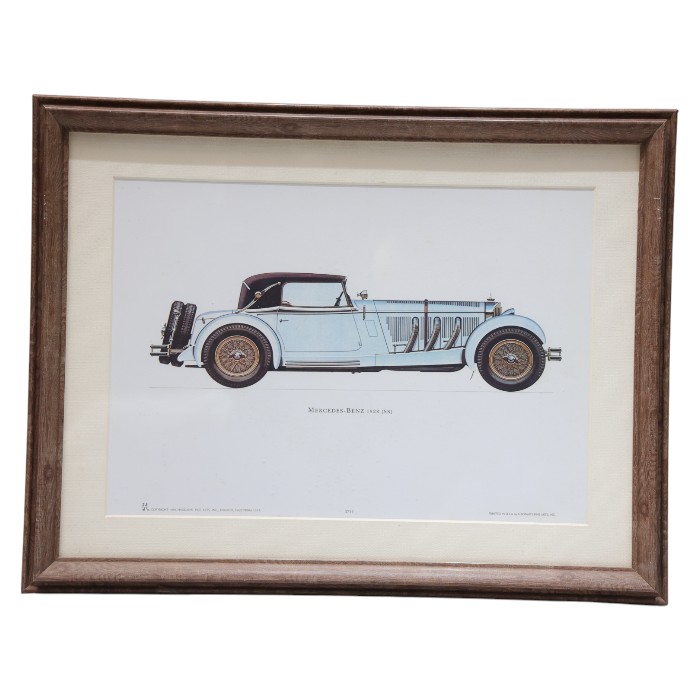 Framed Print: Vintage Art, Classic Decor, Automotive History, Add a Touch of Retro Elegance.